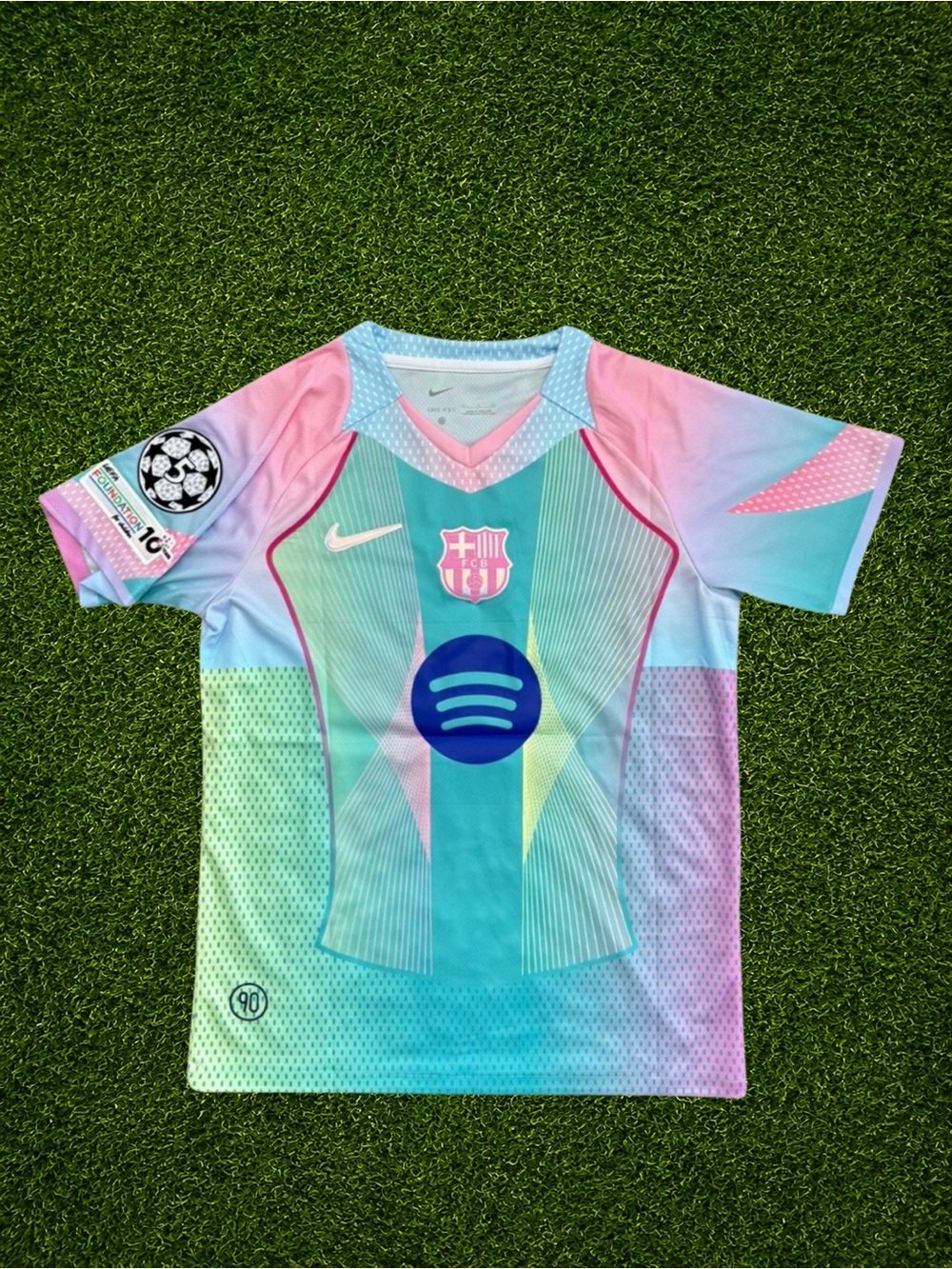 Multicolor Barcelona Jersey